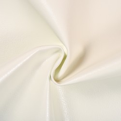 Ткань Дерматин (Кожзам) для мебели, цвет Белый (на отрез)  в Подольске