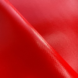 Тентовый материал ПВХ 600 гр/м2 плотная, Красный (Ширина 150см), на отрез  в Подольске, 600 г/м2, 1189 руб