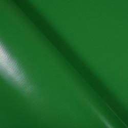 Тентовый материал ПВХ 450 гр/м2, Зелёный (Ширина 160см), на отрез  в Подольске, 450 г/м2, 799 руб