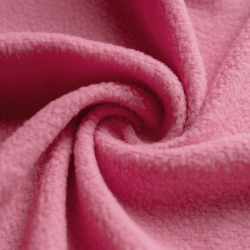 Флис Односторонний 130 гр/м2, цвет Розовый (на отрез)  в Подольске