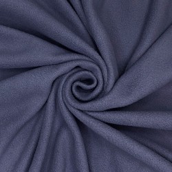 Ткань Флис Односторонний 130 гр/м2, цвет Темно-серый (на отрез)  в Подольске