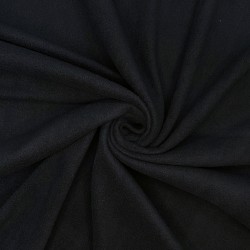 Флис Односторонний 130 гр/м2, цвет Черный (на отрез)  в Подольске