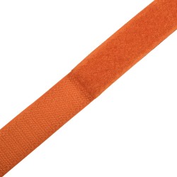 Контактная лента 25мм  Оранжевый (велькро-липучка, на отрез)  в Подольске