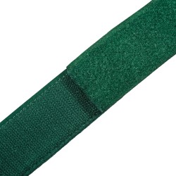 Контактная лента 40мм (38мм) цвет Зелёный (велькро-липучка, на отрез)  в Подольске