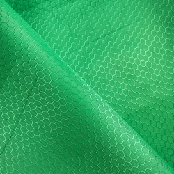 Ткань Оксфорд 300D PU Рип-Стоп СОТЫ, цвет Зелёный (на отрез)  в Подольске
