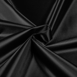 *Ткань Оксфорд 210D PU, цвет Черный (на отрез)  в Подольске