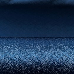 Ткань Блэкаут для штор светозатемняющая 100% &quot;Орнамент Синий&quot; (на отрез)  в Подольске